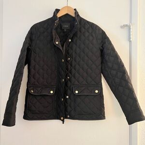 J. Crew Women’s Black Quilted Jacket